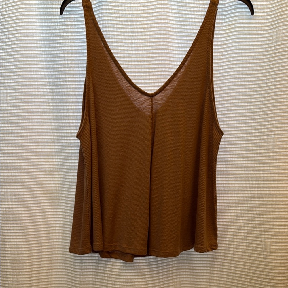 Free people Brown Sleeveless Women's Top